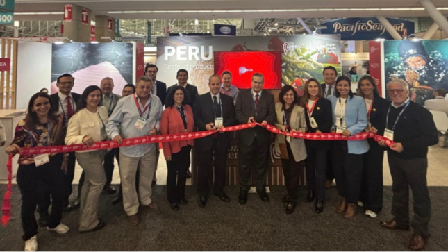 Perú expone sus productos marinos en feria mundial de Boston
80 
