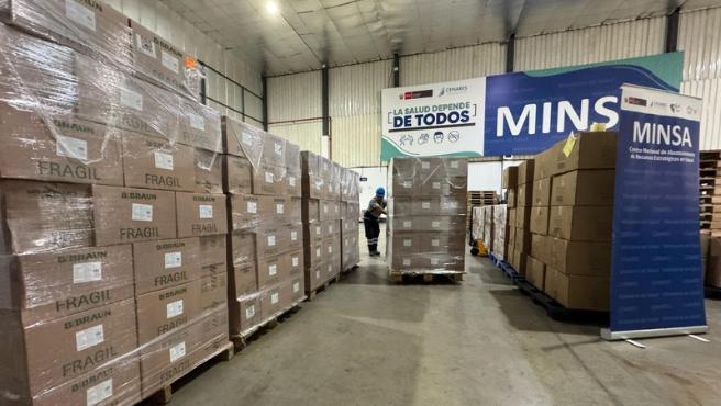 Minsa distribuye suero fisiológico para hospitales a nivel nacional