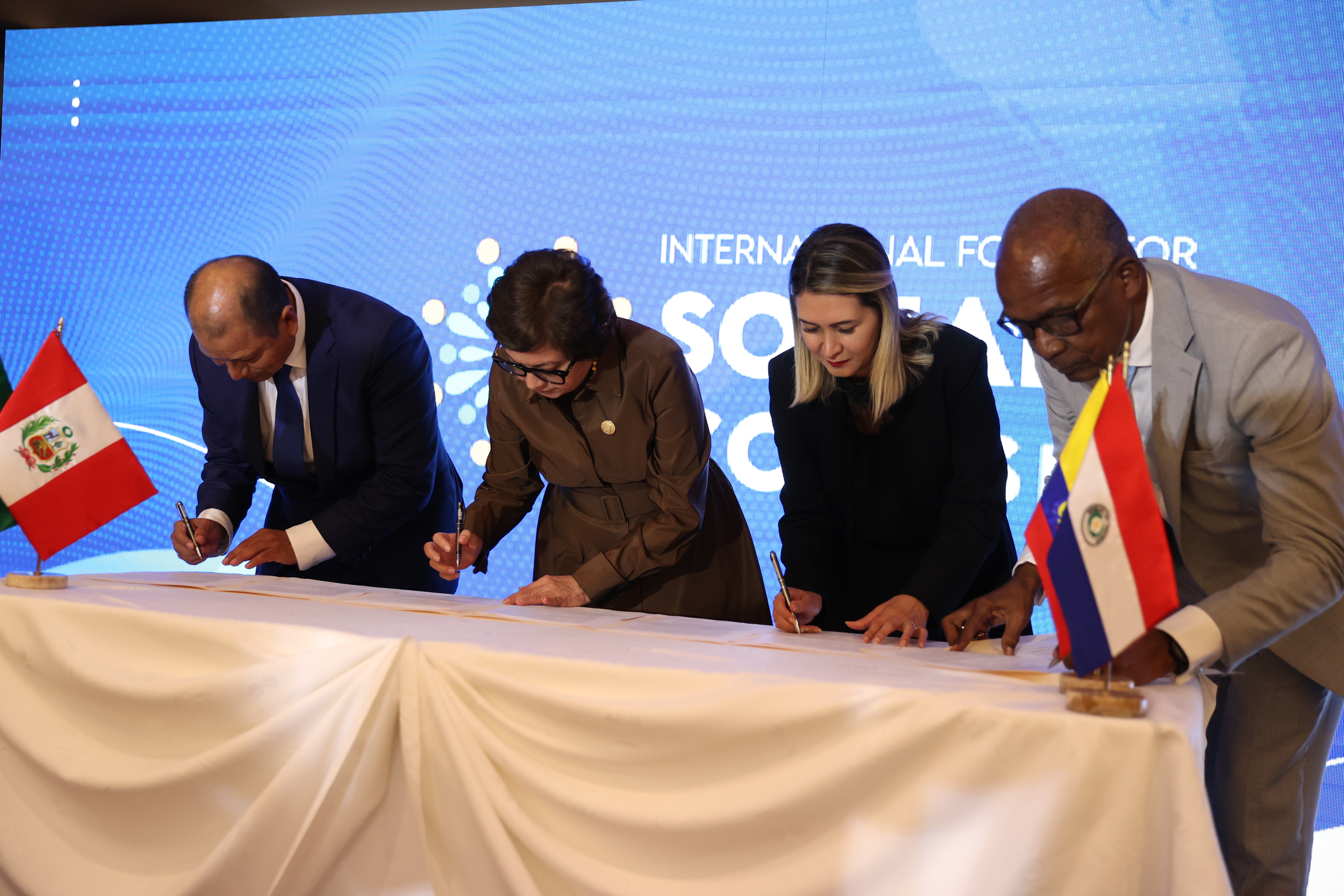 Ministros de Trabajo de Ecuador, Paraguay, Guyana y Perú firmaron declaración ministerial por la justicia social