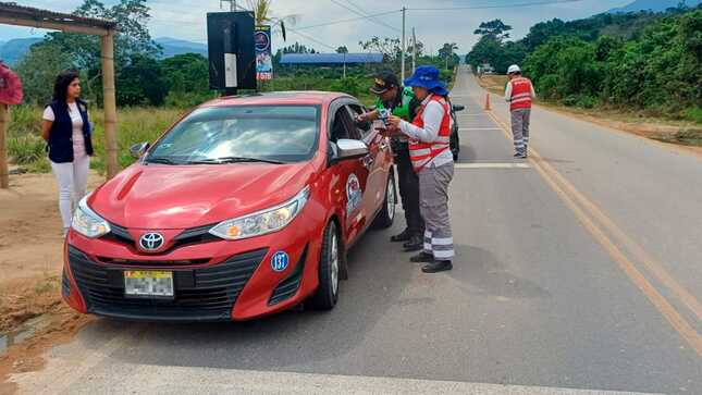 MTC: Sutran intensifica fiscalización en la vía hacia la Catarata de Ahuashiyacu en San Martín