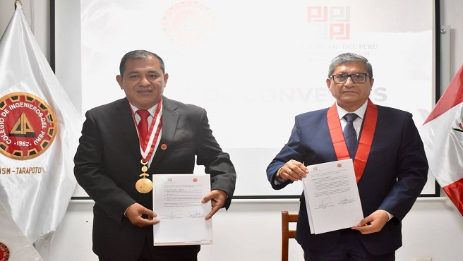 Con este acuerdo, la Corte Superior de Justicia de San Martín y el Colegio de Ingenieros reafirman su compromiso de trabajar en conjunto para fortalecer la formación académica, científica y cultural en la región.