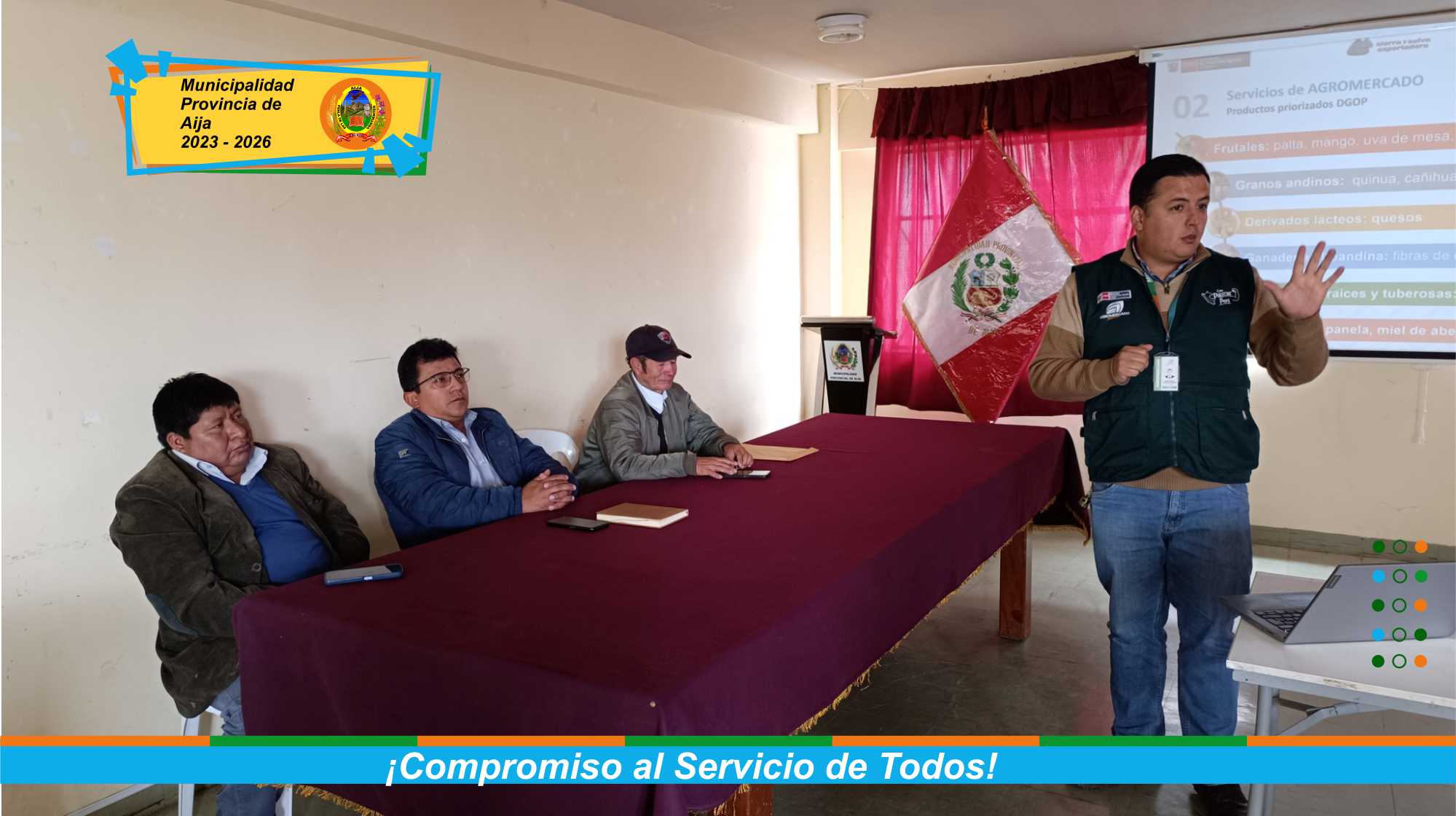 Presidentes de las comunidades campesinas y agricultores recibieron asistencia técnica en cultivos y comercialización de papa nativa
