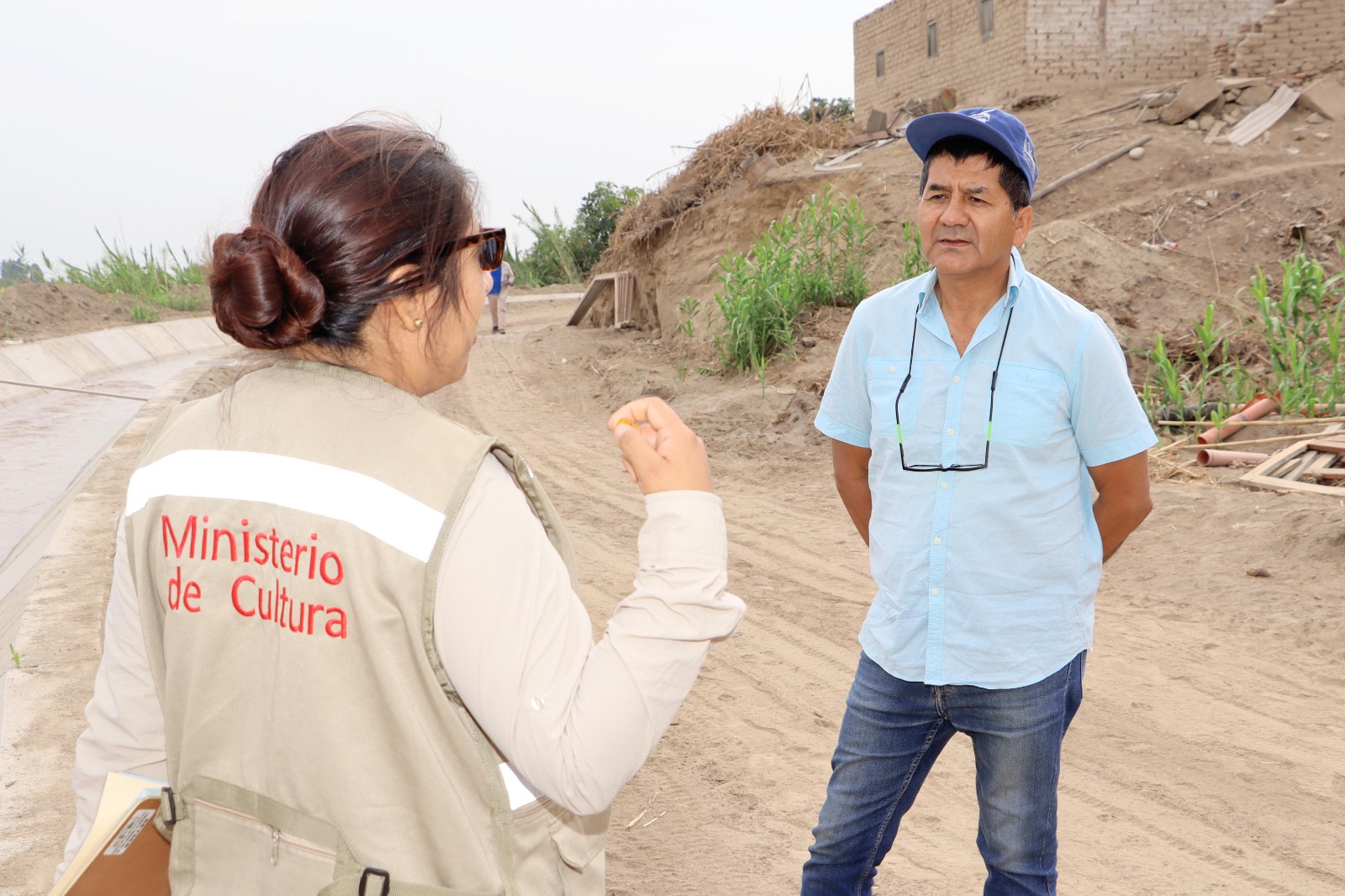 Ministerio de Cultura visita sitios arqueológicos tras denuncia por afectación del patrimonio