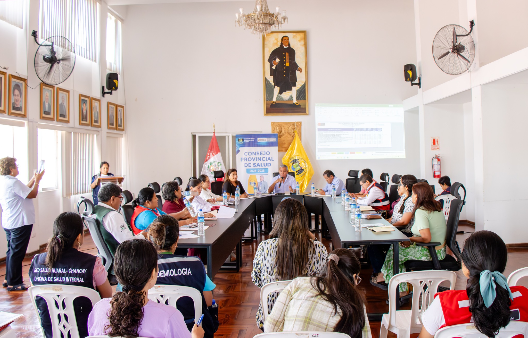 Alcalde Fernando Cárdenas presidió el Consejo Provincial de Salud de Huaral 2025
