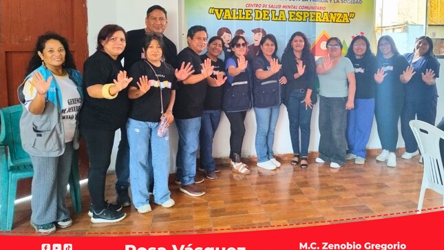 Centro de Salud Mental Comunitario "Valle de la Esperanza" conmemora el Día Mundial del Autismo en Chilca