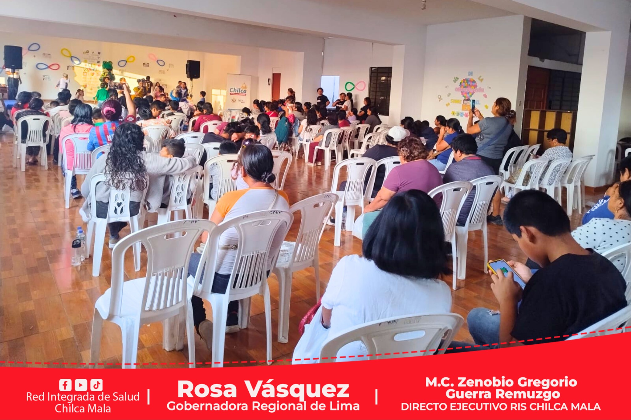 Centro de Salud Mental Comunitario "Valle de la Esperanza" conmemora el Día Mundial del Autismo en Chilca