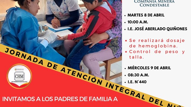 RIS Chilca Mala: Puesto de Salud de Dignidad Nacional realizará Jornada de Atención Integral