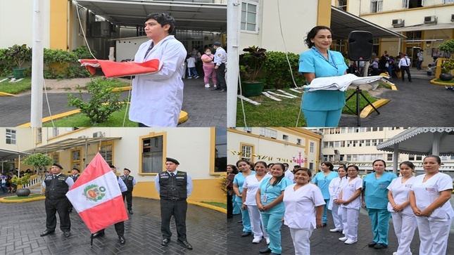 izamiento lunes 7 de abril de 2025 