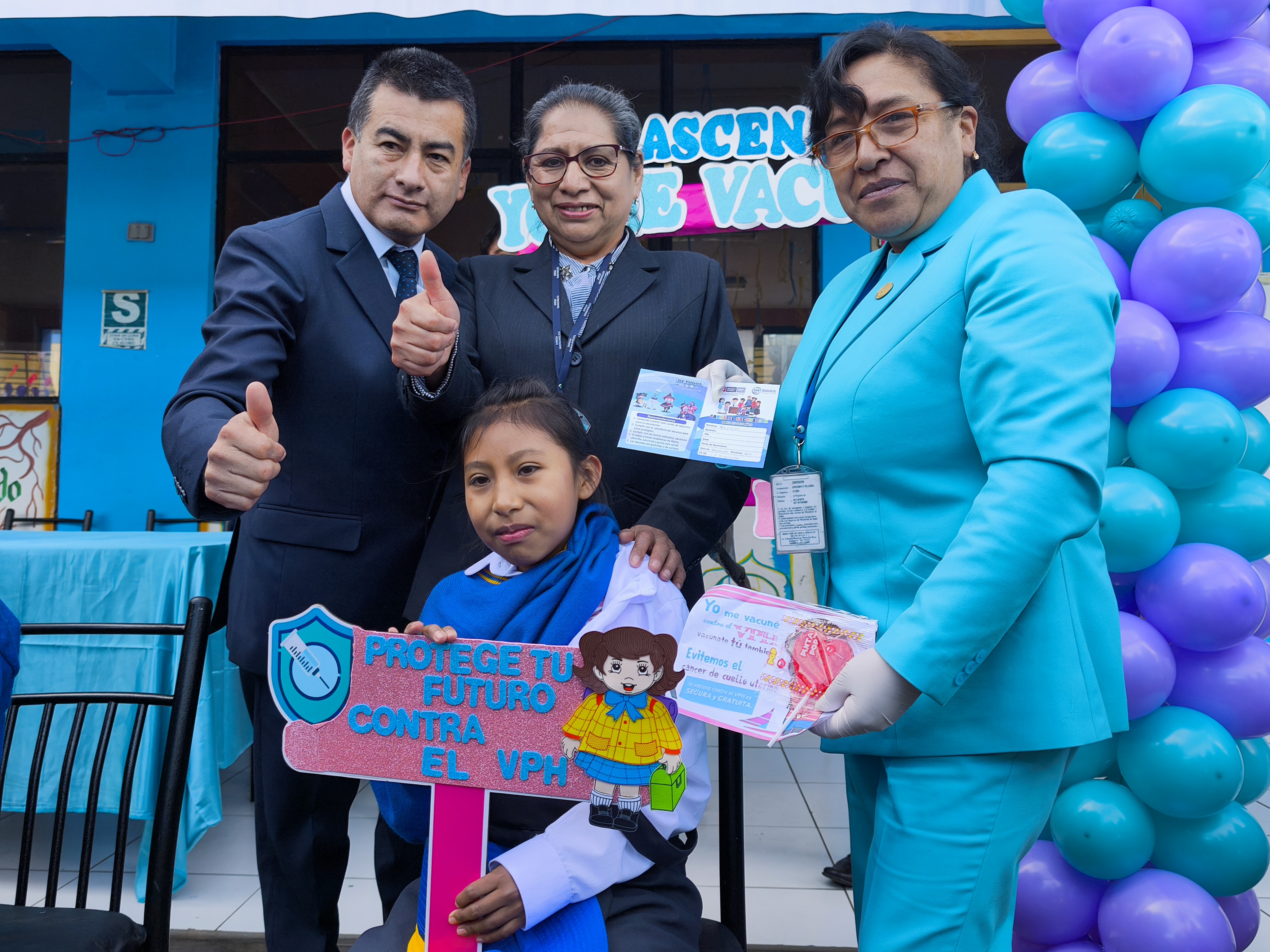 vacunan a niños