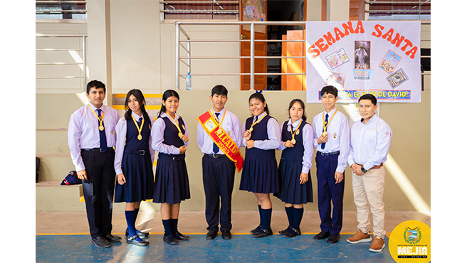 Juramentación a integrantes del municipio escolar del colegio José Abelardo Quiñones Gonzales