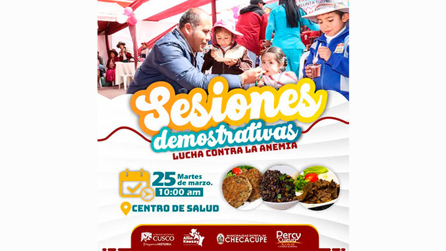 #SelloRegionalAllinKawsay II todos juntos luchemos contra la anemia