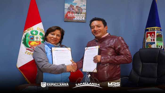 Convenio Interinstitucional CETPRO Santa Rosa y Municipalidad Distrital de Sapallanga