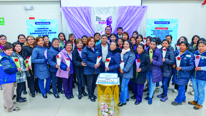 Emsapuno rinde reconocimiento a las mujeres en el Día Internacional de la Mujer