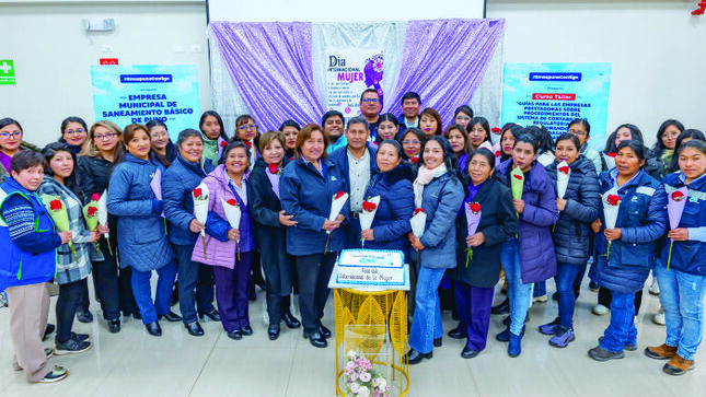 Emsapuno rinde reconocimiento a las mujeres en el Día Internacional de la Mujer