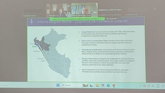 Empresa Privada presenta propuesta para la Actualización del Plan Maestro del Terminal Portuario de Lambayeque