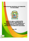 Vista preliminar de documento DIRECTIVA PARA LA FORMULACION  MODIFICACION Y APROBACION DE DOCUMENTOS DE GESTIÓN F]