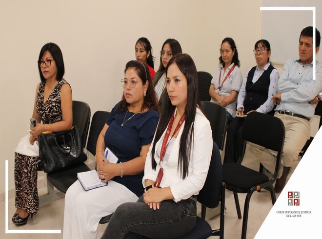 Se desarrolló importante capacitación sobre el Servicio de Embargos en la Corte Superior de Justicia de Lima Sur