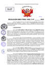 Vista preliminar de documento Resolucion Directoral N° 002547-2025