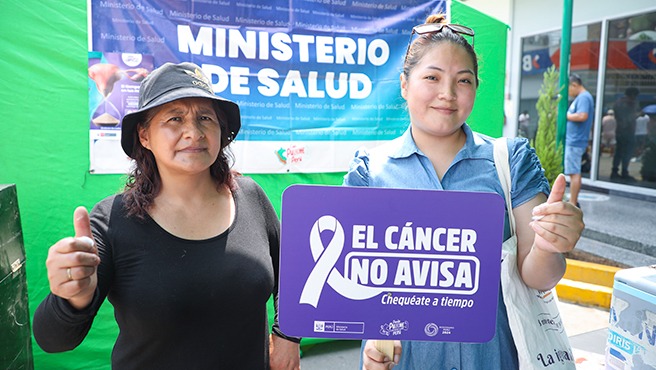 Minsa supera la meta al realizar más de 50 000 tamizajes de cáncer de cuello uterino en mega campaña a nivel nacional