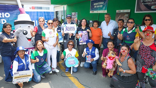 Minsa supera la meta al realizar más de 50 000 tamizajes de cáncer de cuello uterino en mega campaña a nivel nacional