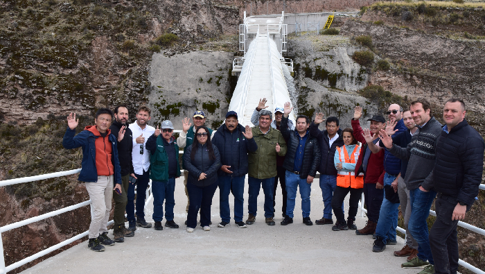 Técnicos de cuatro países visitaron la infraestructura hidráulica de Majes I