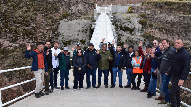 Técnicos de cuatro países visitaron la infraestructura hidráulica de Majes I