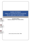 Vista preliminar de documento BASES ESTÁNDAR PARA LA CONTRATACIÓN DE BIENES EN EL MERCADO EXTRANJERO