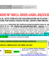 Vista preliminar de documento COMUNICADO 11 - CONVOCATORIA ACTO PUBLICO