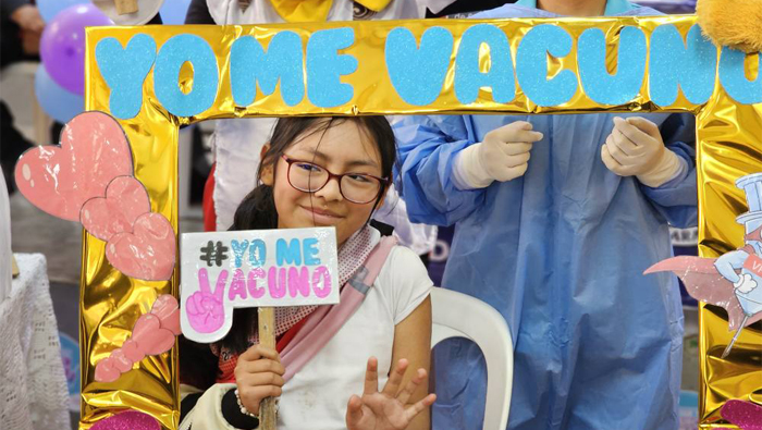 Lanzamiento de la campaña de vacunación contra el Virus del Papiloma Humano (VPH) en Angaraes
