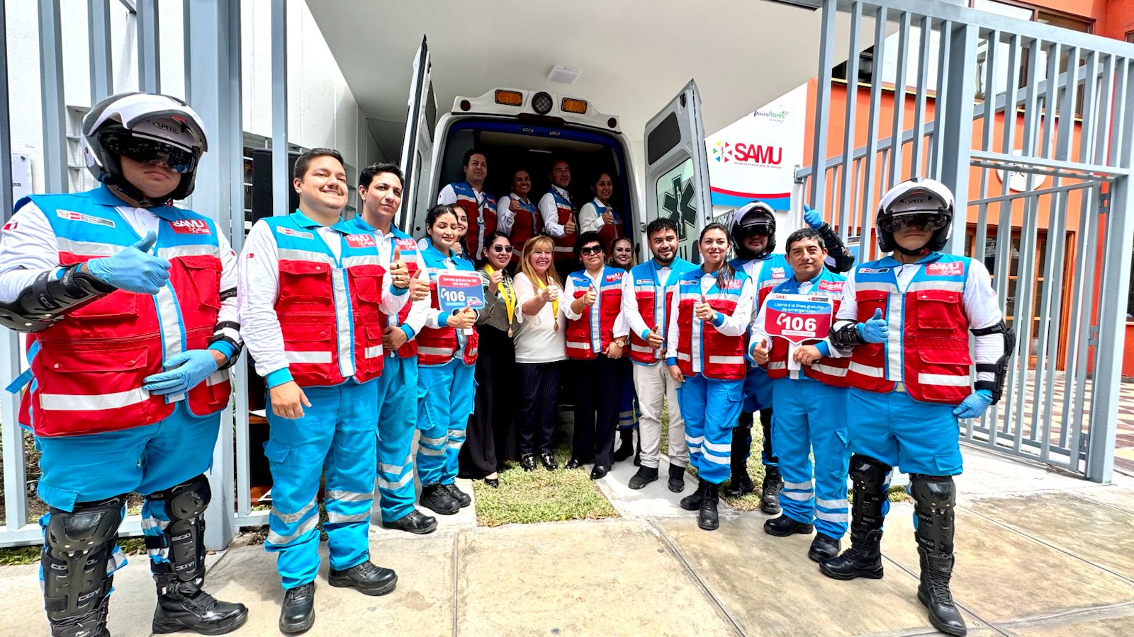 Minsa inaugura nueva base SAMU en Miraflores y lanza proyecto piloto “Primer distrito cardioseguro del Perú"