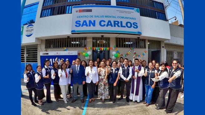Minsa inaugura Centro de Salud Mental Comunitaria “San Carlos” que beneficiará a más de 212 000 habitantes de San Martín de Porres
