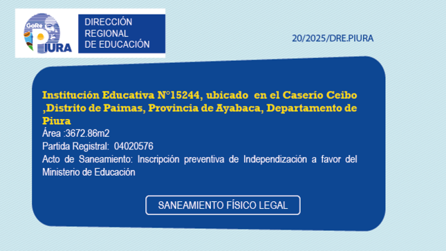 Saneamiento Físico Legal