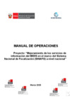 Vista preliminar de documento Manual de Operaciones Proyecto SINAFO