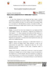 Vista preliminar de documento Resolución Administrativa