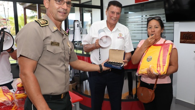 Con el objetivo de aportar y reforzar la labor a favor de la seguridad ciudadana en la provincia de Moyobamba, proporcionando herramientas que fortalezcan la capacidad operativa de las organizaciones de la sociedad civil que trabajan a fin de prevenir y combatir el delito