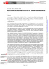 Vista preliminar de documento Resolución Directoral Ejecutiva
