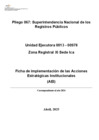 Vista preliminar de documento "Fichas de Implementación de las Acciones Estratégicas Institucionales (AEI) año 2024 - Sunarp Zona Registral N° XI - Sede Ica"