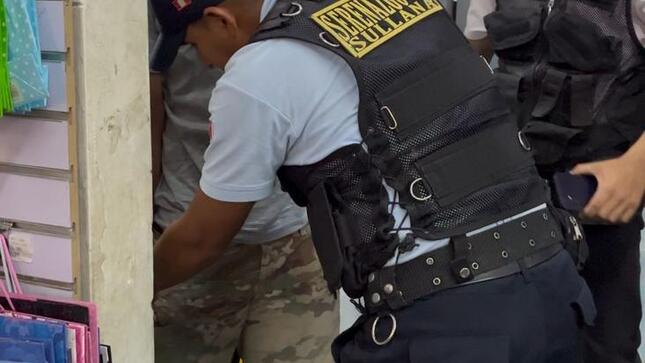 Sullana: Serenazgo captura a presunto ladrón en tienda Santa Inka  