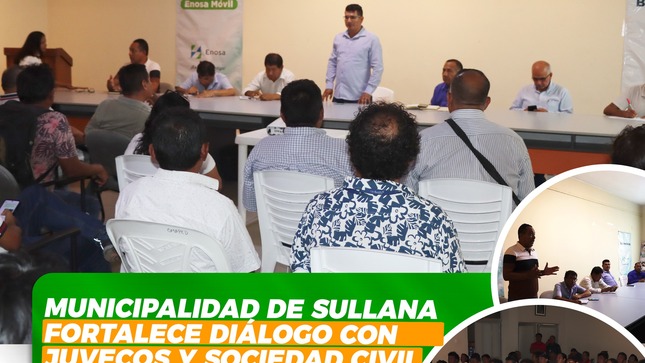 Municipalidad de Sullana fortalece diálogo con JUVECOS y sociedad civil para mejorar limpieza pública 