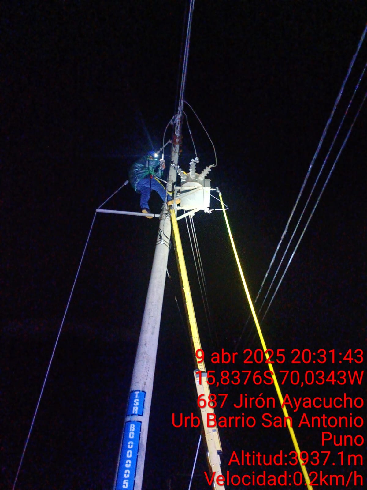 Corte Intempestivo Puno 09/04/25