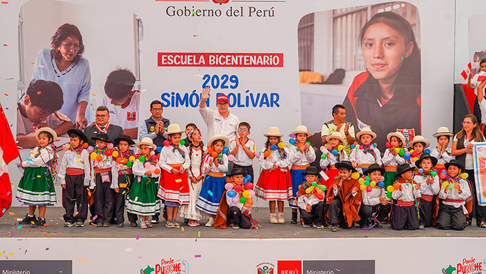 Inauguramos la Escuela Bicentenario 2029 Simón Bolívar en San Martín de Porres