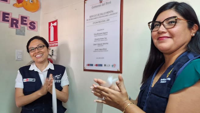 Minsa inaugura ampliación del Servicio de Salud Mental en el Establecimiento Penitenciario de Lurigancho