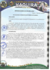 Vista preliminar de documento APROBAR, la ORDENANZA MUNICIPAL QUE APRUEBA EL REGLAMENTO del Proceso del Presupuesto Participativo Basado en Resultados del Distrito de Haquira para el año Fiscal 2025, el mismo que forma parte integrante de la presente ordenanza y cuyo texto íntegro será publicado en la página web de la municipalidad.