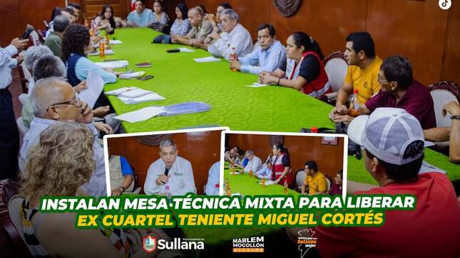 Instalan mesa técnica mixta para liberar ex cuartel Teniente Miguel Cortés 