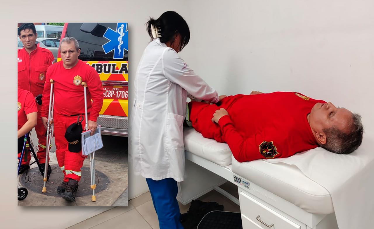 Ambos sufrieron lesiones complejas durante el cumplimiento de su deber, lo que activó una cadena de atención médica especializada por parte de EsSalud