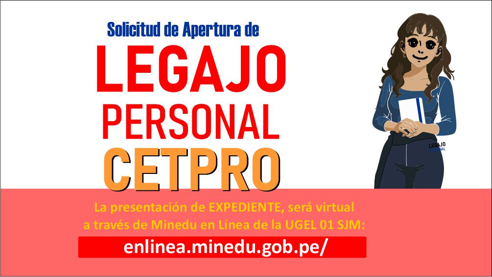 Solicitud de apertura de legajo personal CETPRO