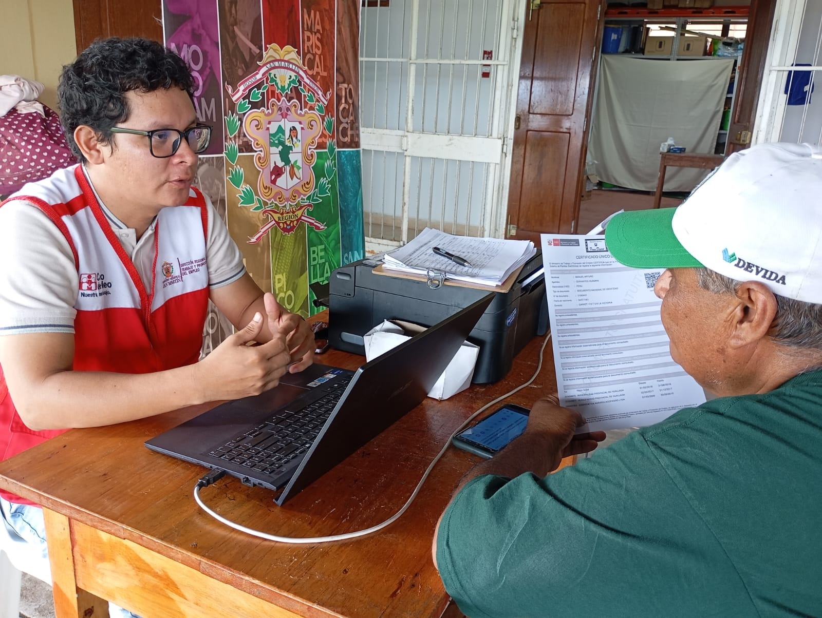 San Martín impulsa desarrollo rural con servicios sociales y laborales en el Alto Huallaga