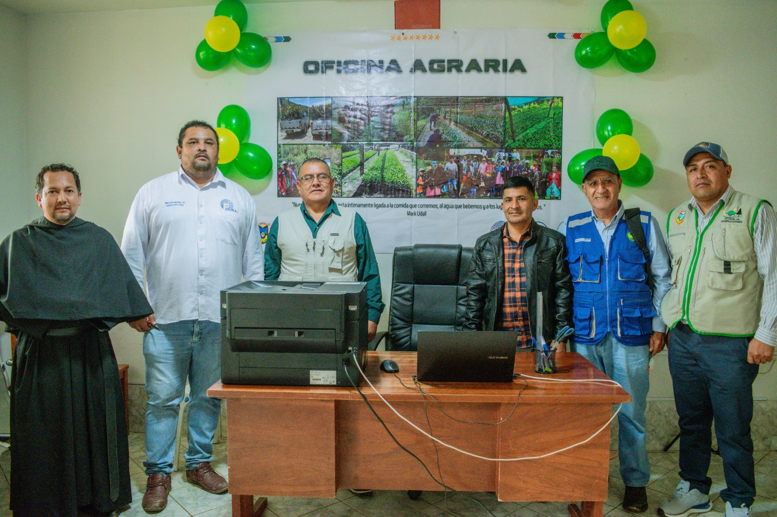 Gobierno Regional reabre Oficina Agraria en Pacaipampa para brindar asistencia técnica permanente a productores del distrito