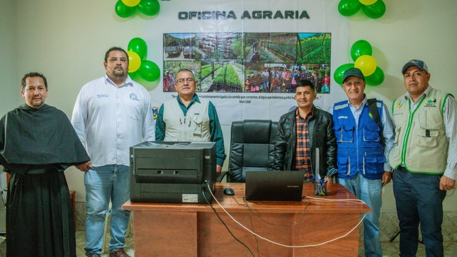 Gobierno Regional reabre Oficina Agraria en Pacaipampa para brindar asistencia técnica permanente a productores del distrito