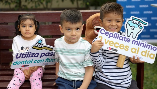 Minsa aplicará 10 000 sellantes en piezas dentales en niños y niñas durante campaña “Protege el primer molar de tu hija o hijo”